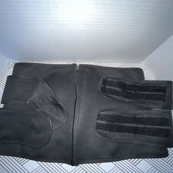 Women's Double Belt Waist Trainer Size XXL Black EUC - Picture 1 of 9